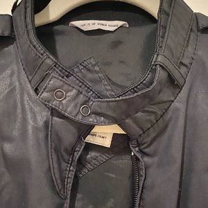 Member’s Members Only Europe Utility Workwear Wondbreaker Jacket Size 40 Black